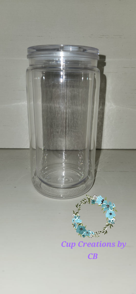 16oz Acrylic Can