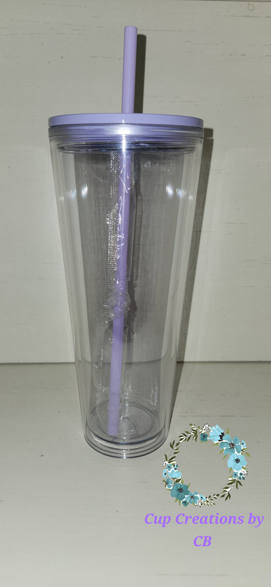 24oz Acrylic Funnel Tumbler