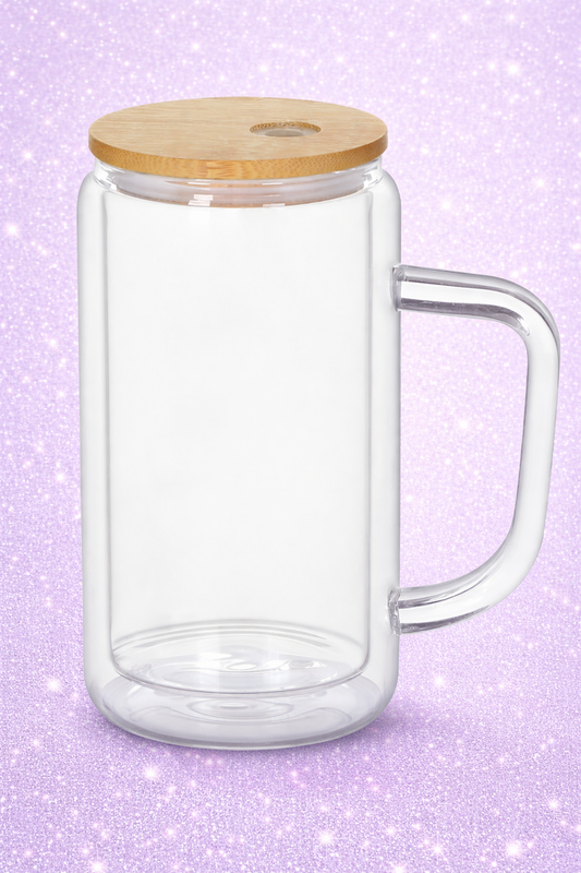 20 oz glass mug
