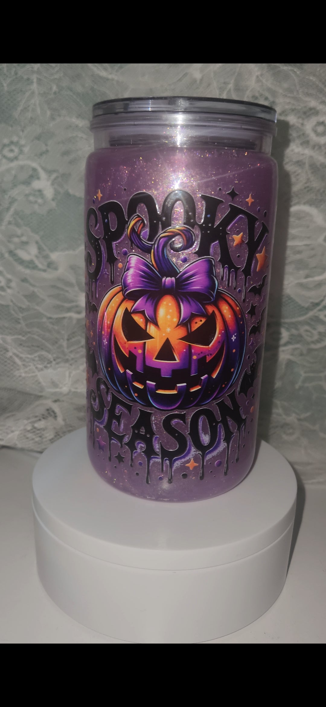 16oz spooky season Premade